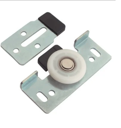 Sliding door hanger rollers for wooden door