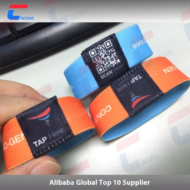 NFC одноразовые hf пользовательские ткани эластичные тканые
