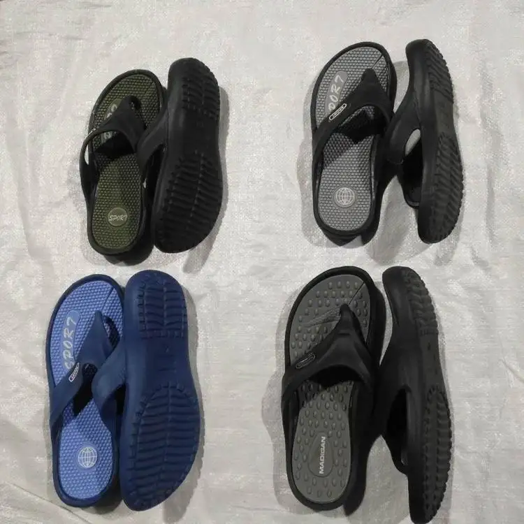 stock lot shoes men  slippers EVA beach flip flops