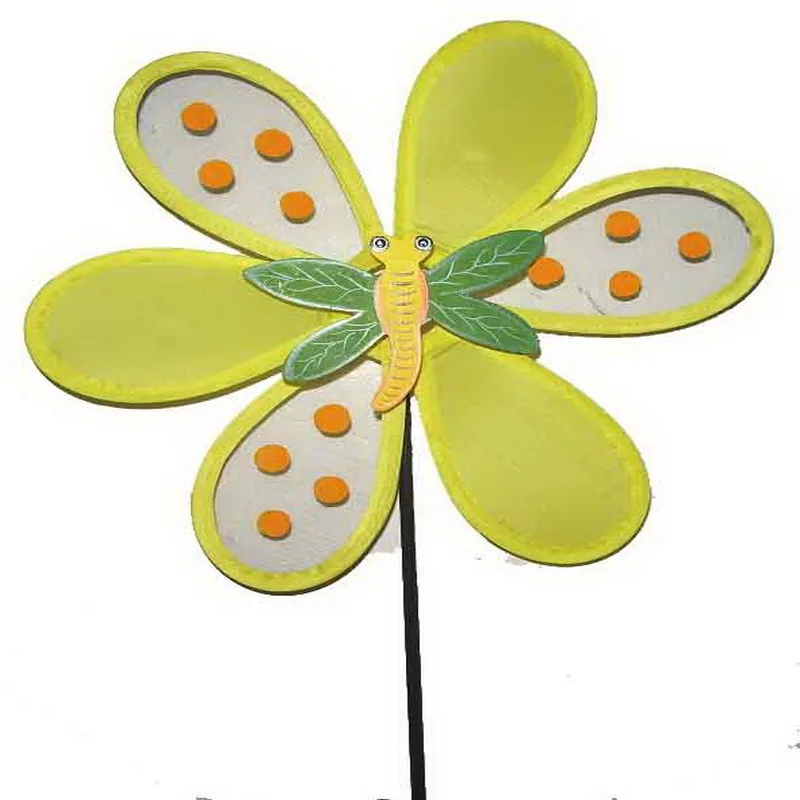 Garden Single Flower Pinwheel Decoration Item