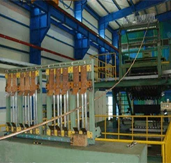 8-25mm copper rod upcast continuous casting machinery