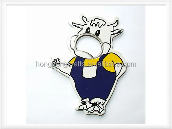 
Bottle cap shape with logo beer bottle opener 