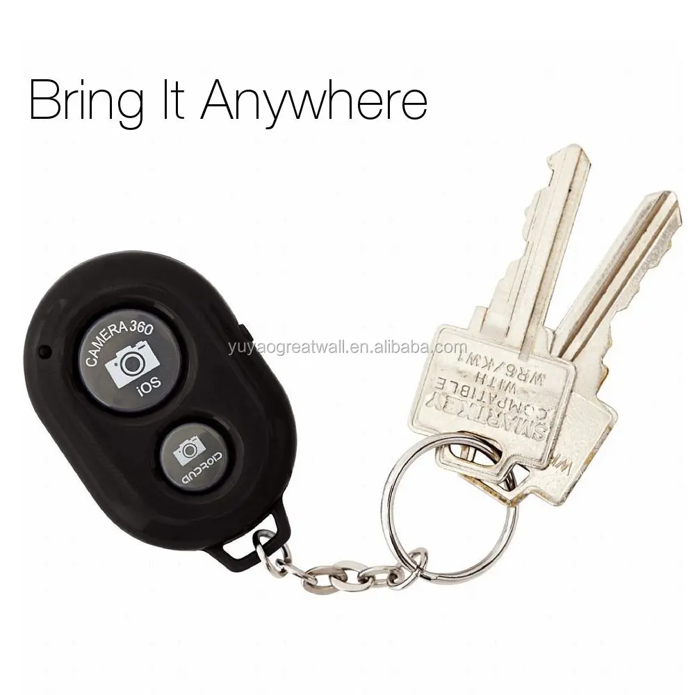 
Selfie Stick Bluetooth Remote Control Wireless Shutter for Smartphone Camera 