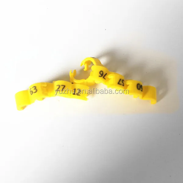 Birds Plastic Rings Canary Plastic Rings Finch Plastic Rings Clips With Vious Color
