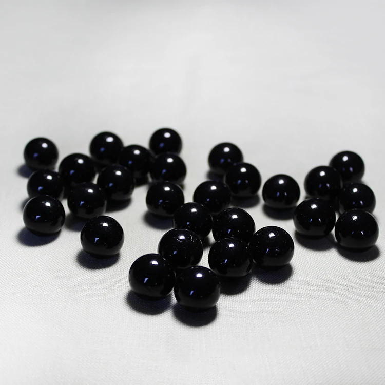 Hot small shiny solid color glass marble for children