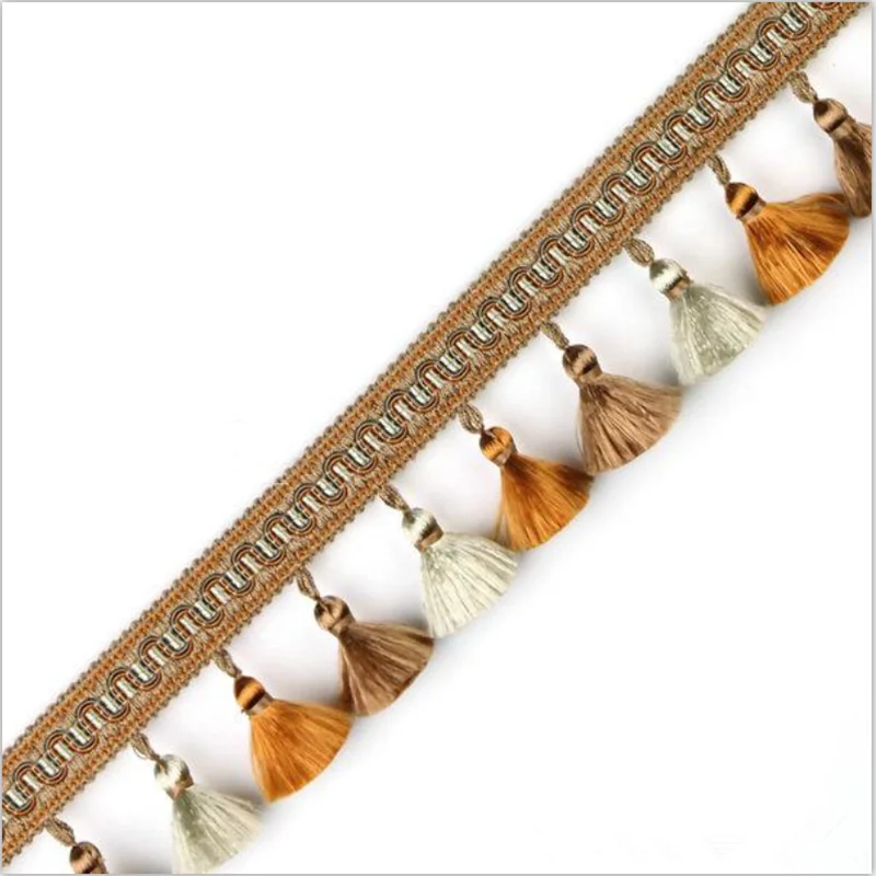 Factory Wholesale Decorative Curtain Tassel Fringe