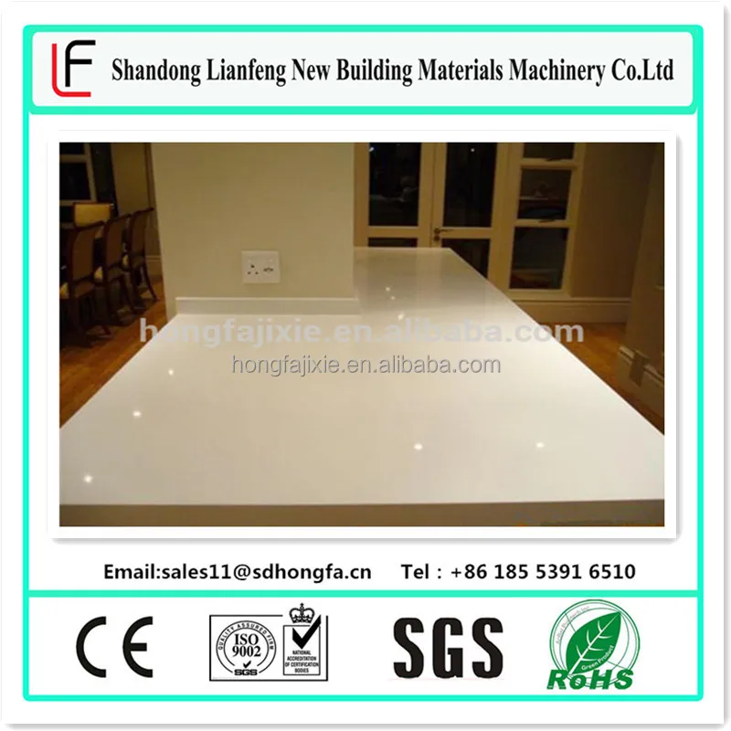 
wholesale 1800*400*30mm sparkling faux quartz countertop 
