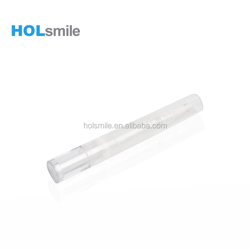Food grade Clear plastic Private label 2ML teeth whitening pen for home use