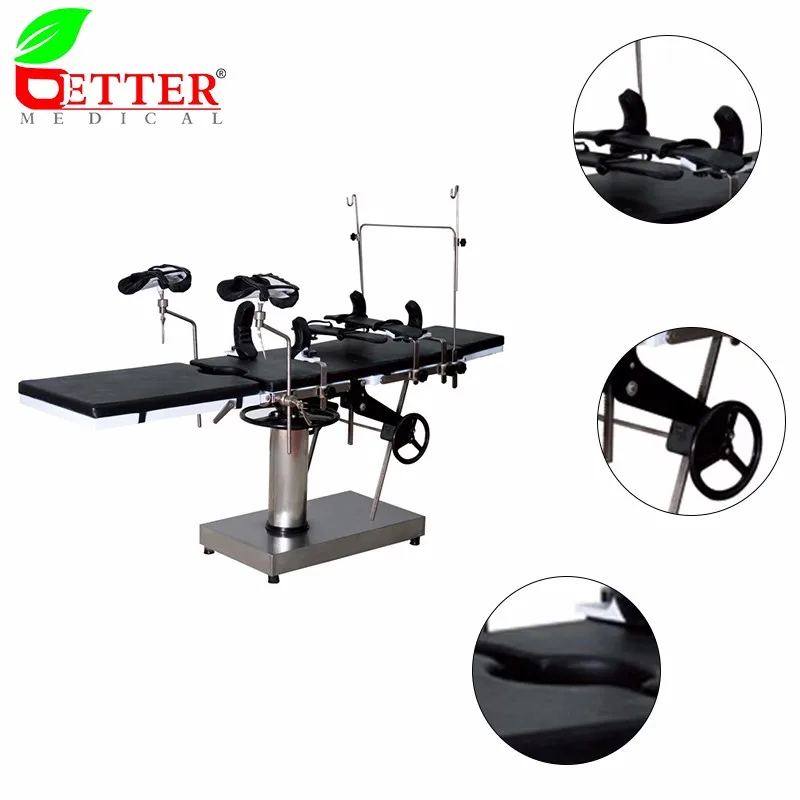
Hot sale hospital manual General OT Table hydromantic operating table 