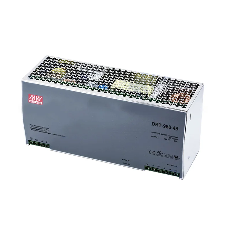  Бренд Mean Well представляет DRT-960-48 960W 48V Промышленный источник питания