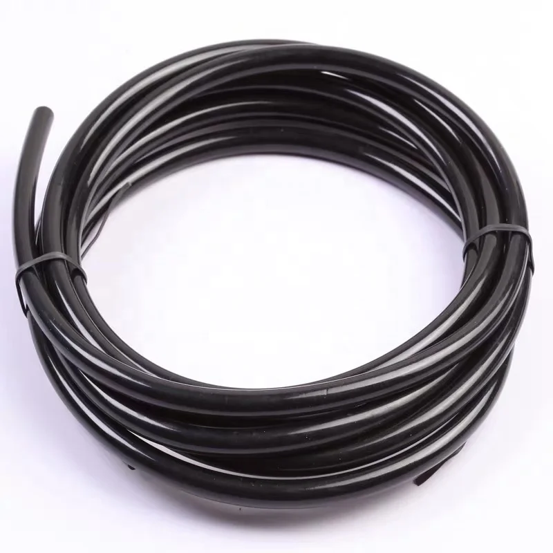 8mm end glow optical fiber with black jacket/clear jacket outer diameter11mm