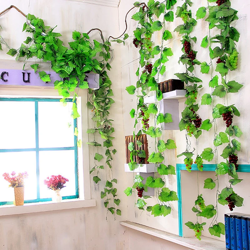 
artificial grape vine rattan for wall decoration with factory price 