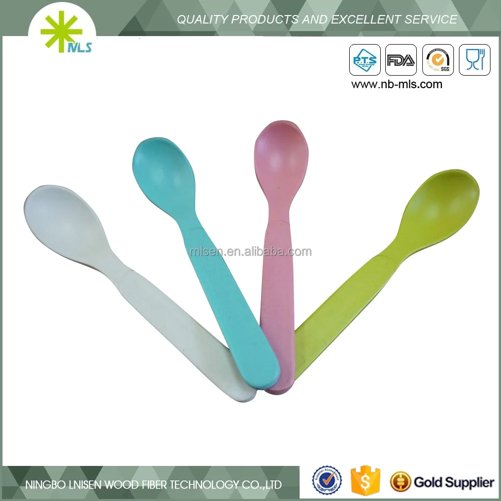
Eco-friendly bamboo fiber spoon and fork 