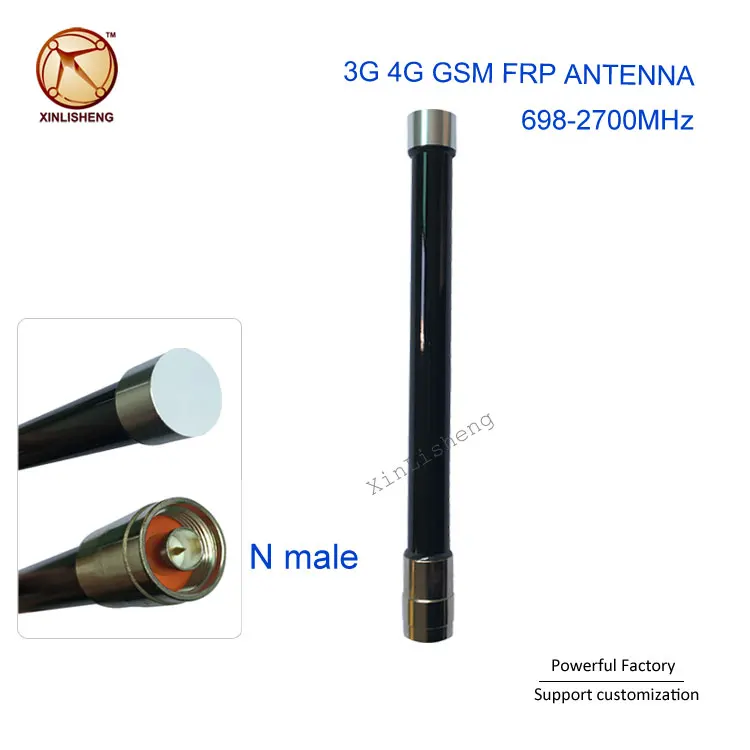 698-2700mhz 4G Outdoor LTE omni base station antenna 50km fiberglass antenna
