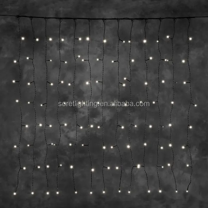 3*3m christmas decoration waterfall led curtain lights