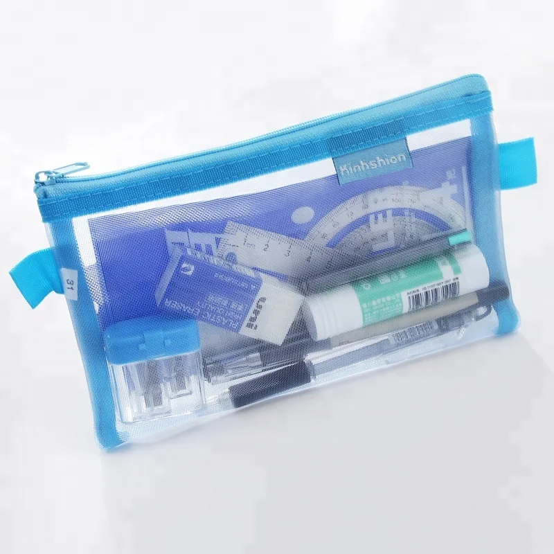 school supplies japanese girls slim kawaii plain pouch pencil case with zipper