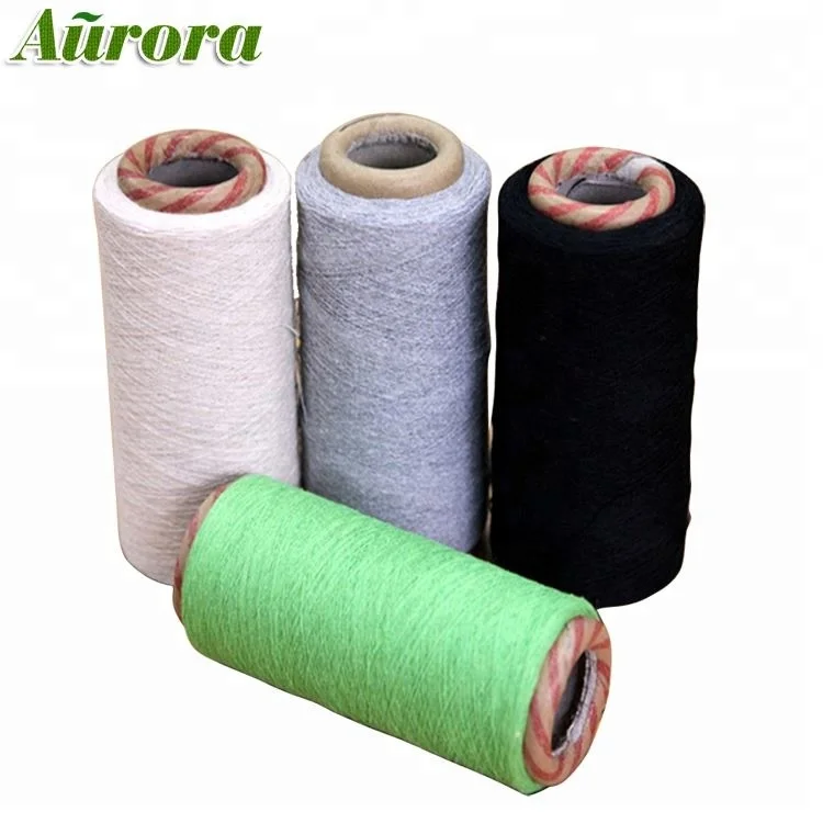 Competitive price NE 10/1 recycled hammock yarn black colored yarn for hammock brazilian