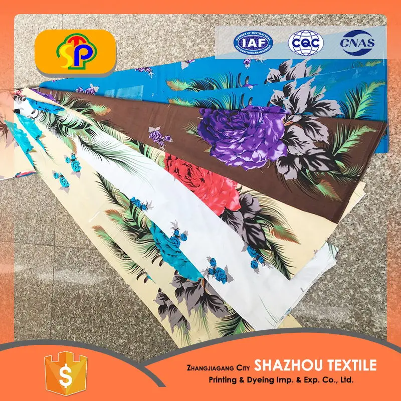 china supplier rayon fabric printed