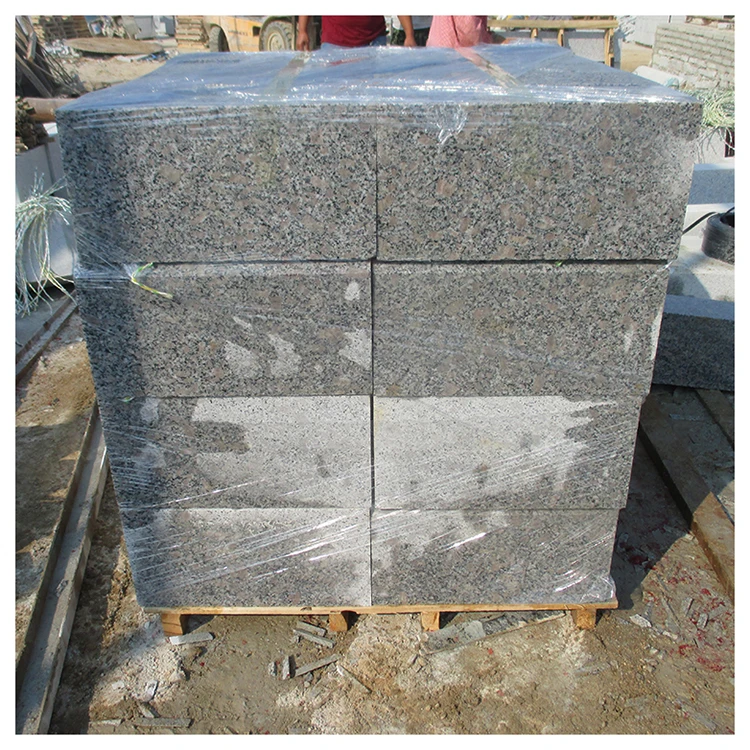 Chinese Cheap Natural Stone Grey Granite Kerbstone Granite Cut To Size Paving Stone For Driveway Pavers