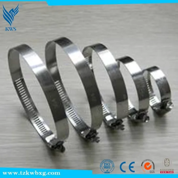 8mm american type stainless steel hose clamp/hose hoop/clamp
