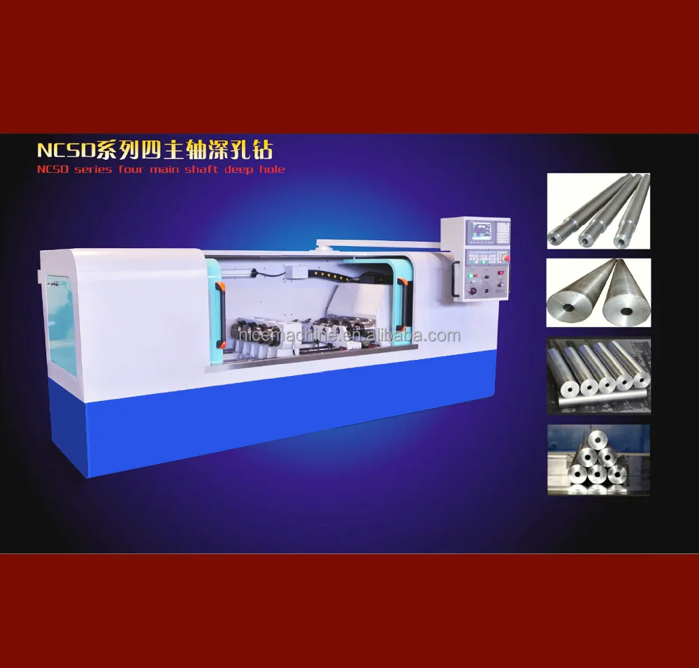 
NCSD Series 4 Axises And Workpiece Cnc Deep Hole Gun Drilling Machine 