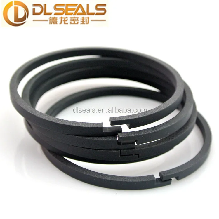 DLSEALS  ptfe filled carbon fiber air comprressor piston ring