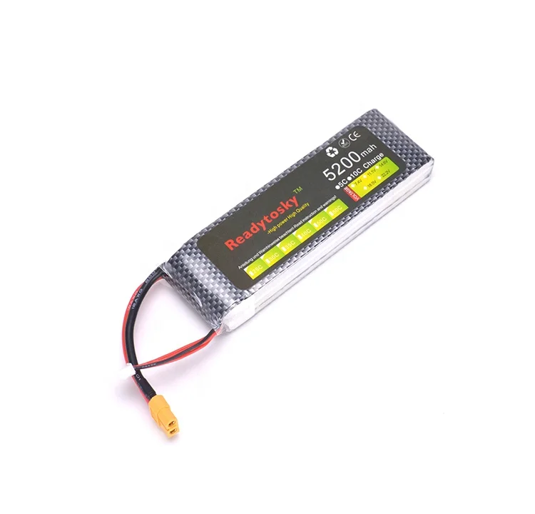 A Level 11.1V 5200mAh 3S 35C Li-po Battery energy sources Multi-rotor helicopter XT60 / T Plug Connector