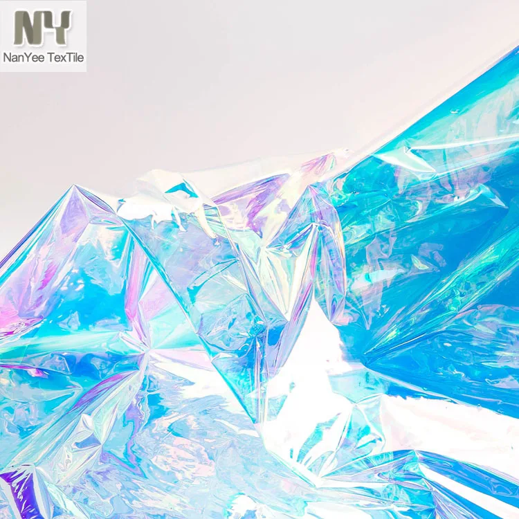 Nanyee Textile Foiled Sparkling PVC Vinyl Fabric For Bag