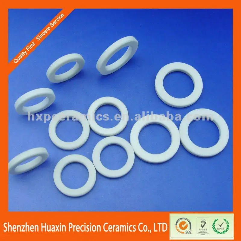 хорошее качество промышленных подгонять al2o3 глинозема керамические кольца 99%