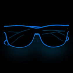 Flashing EL Glasses EL Wire LED Glowing Party Supplies Glow Glasses