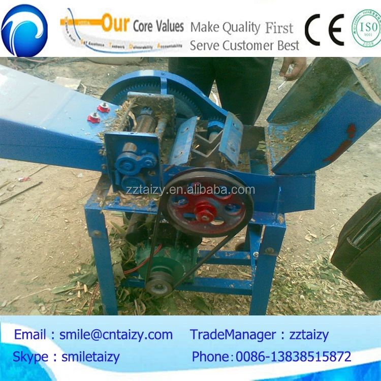 grain corn maize straw hay crusher
