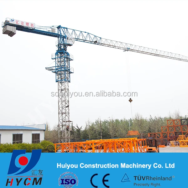 TC5010 TC5012 TC5013 6t 8t QTZ50/5010A topless tower crane