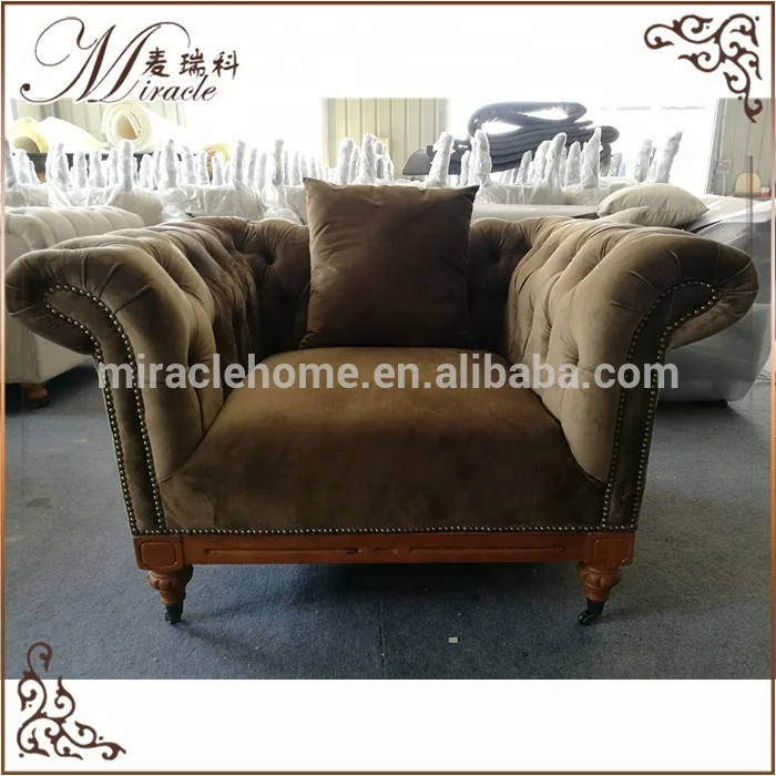 Italian luxury home furniture design solid wood frame velvet upholstery 1 2 3 sofa set