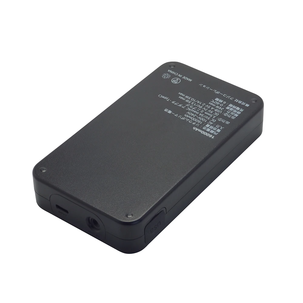 High Capacity 16000mAh DC USB Jack Rechargeable Battery for heating clothing smart phone Air condition fan clothing