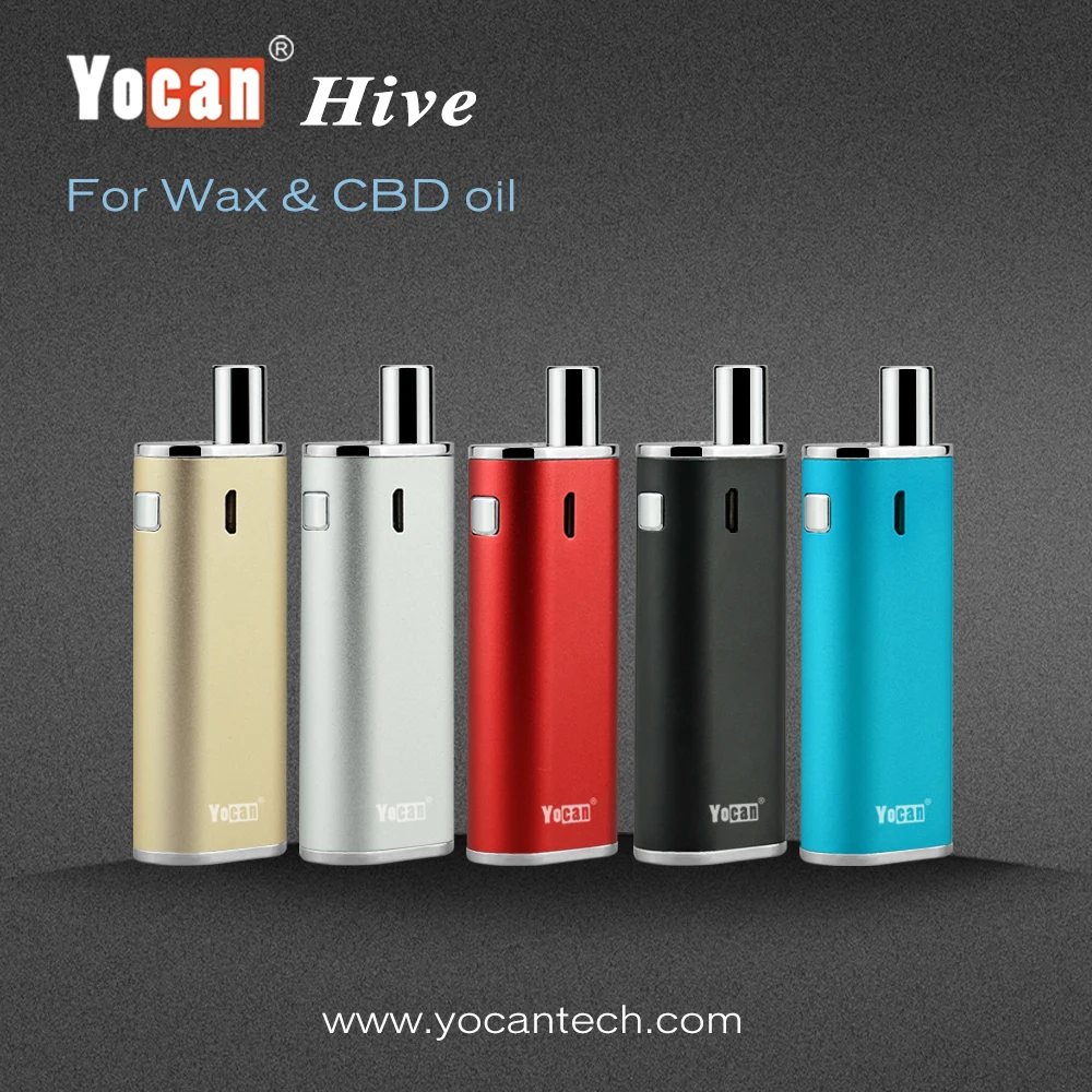 
2017 New Quit Smoking Machine Yocan Hive magnetic connection wax atomizer tank/glass cbd tank 