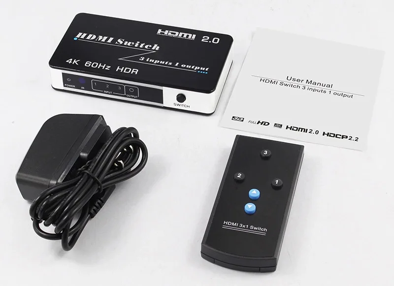 Factory supply HDMI Seamless video switcher hdmi 2.0v 4K 3D