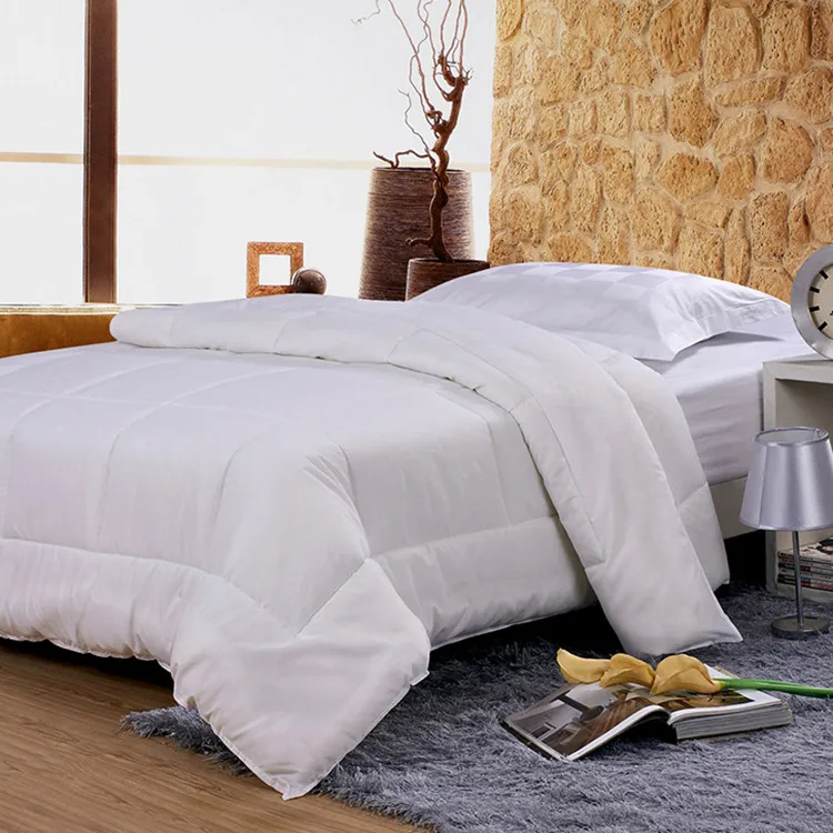 200TC cotton 100% natural cotton filled hotel bed quilt