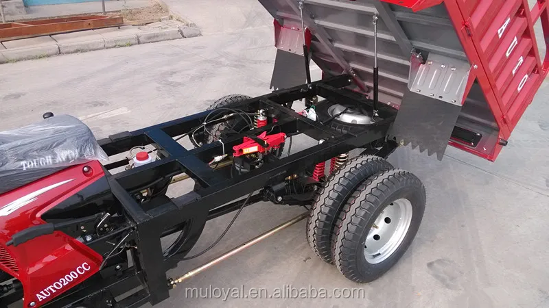 Heavy load tricycle cargo open box 3 wheel truck for sale