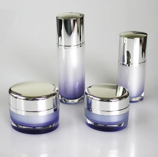 Acrylic Cosmetic Airless Dispenser Pump Bottle 50 ml For Eye Cream