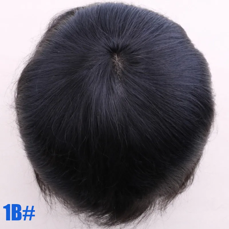 
Factory wholesale Indian human hair bleached knots men toupee topper blonde, toupees for black men waves, men hair pieces 