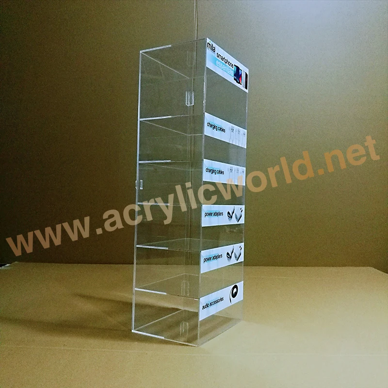 Customized Made in China Custom Acrylic Mobile Phone Accessories Display Stand