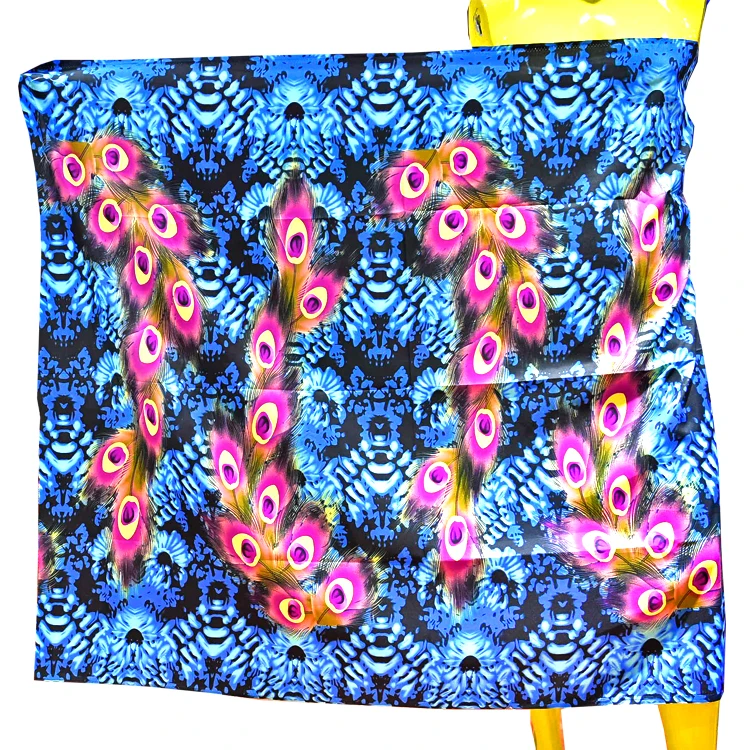 
oem african cotton election print wax fabric for kangas 