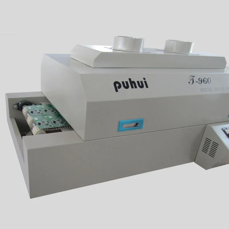 Super Stable Performance Puhui T960 Smd Infrared Hot air Conveyor Smt  Reflow Soldering Oven for PCB Welding