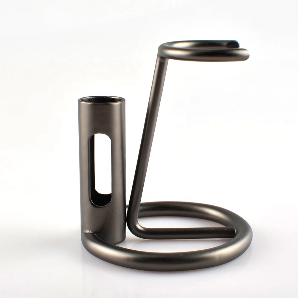 High Quality Chrome Matte Black Shaving Razor and Brush Stand Safety Razor Stand