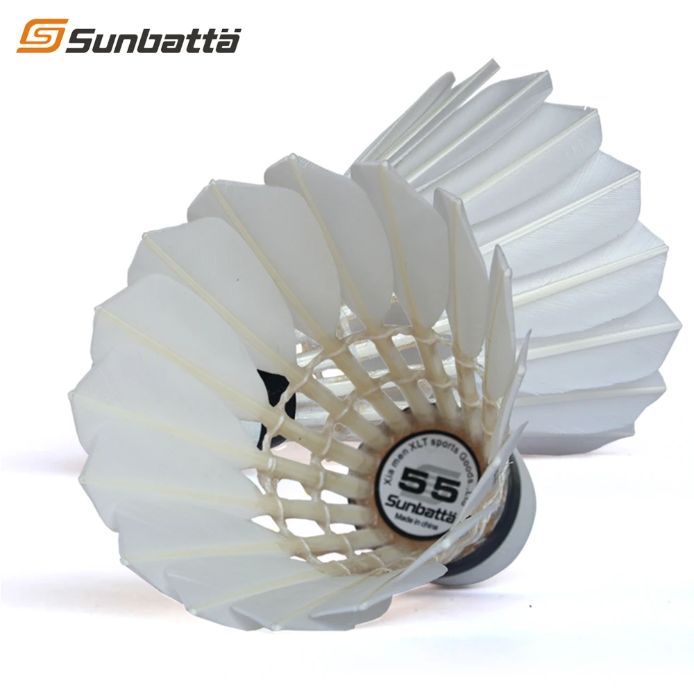 Wholesale Factory Directly Good Quality Top Grade Duck Feather Softwood Ball Head Professional Shuttle cock