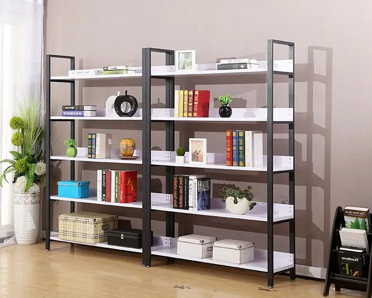 Flooring shelf display rack stand for groceries