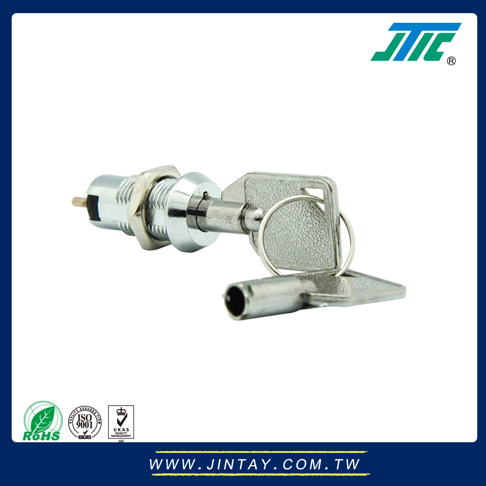 Micro key switch lock with 2 keys