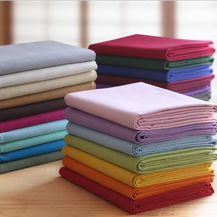 Breathable and Comfortable 100% Cotton Dyed Twill Fabric for garment pant home textiles 21x21 108x58 china factory supplier