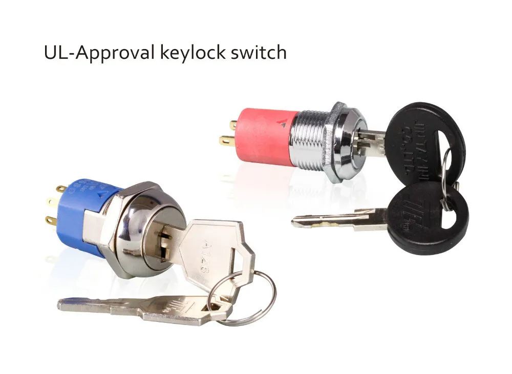 Mid Size Electrical ON ON SPST Key Switch Lock