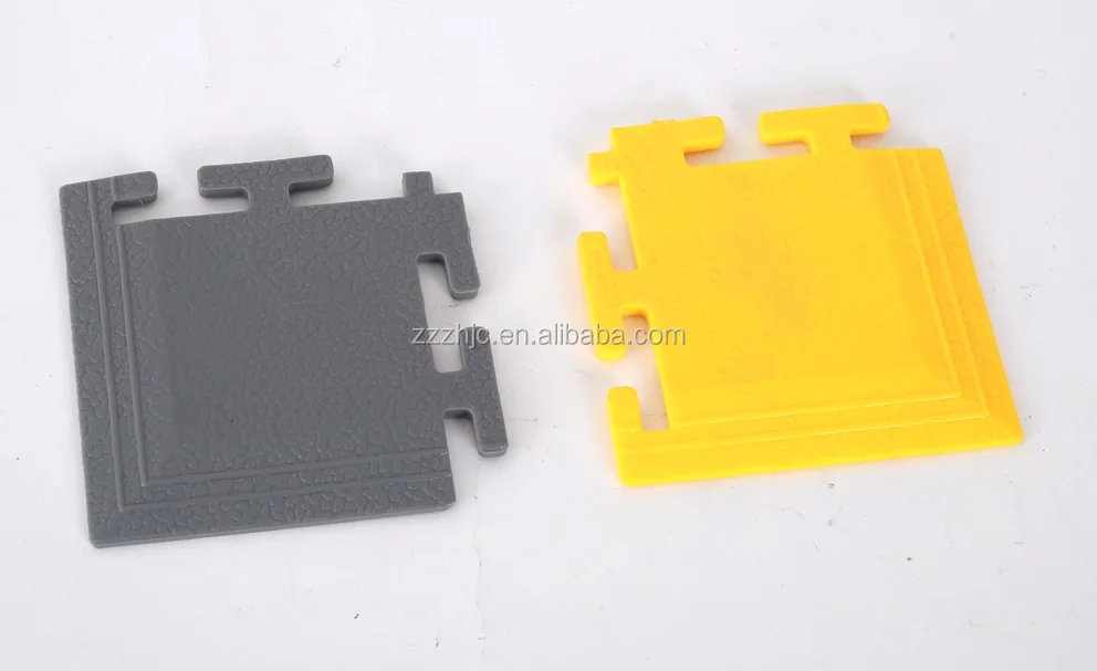 heavy duty pvc interlocking pvc garage floor tiles/removable plastic interlocking warehouse floor mats